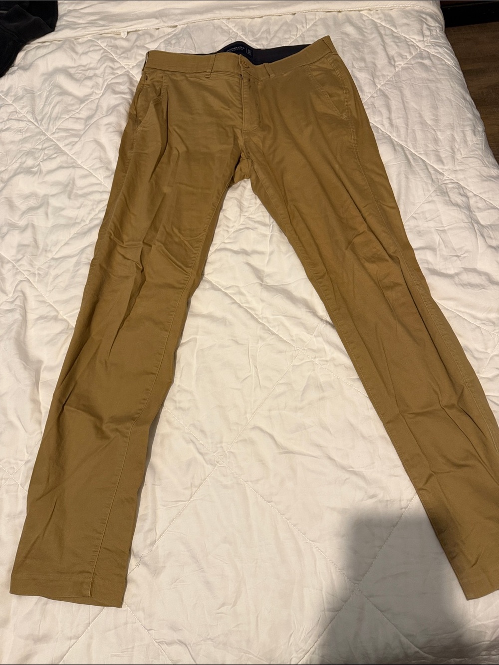 Abercrombie & Fitch Slim Fit Chinos - Tan